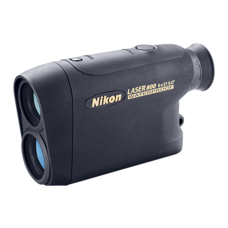 Nikon Laser 800 - Monarch Laser 800 Rangefinder User manual