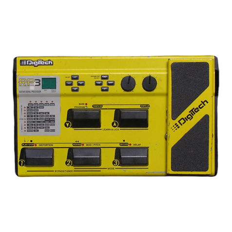 digi-tech RP 3 User manual