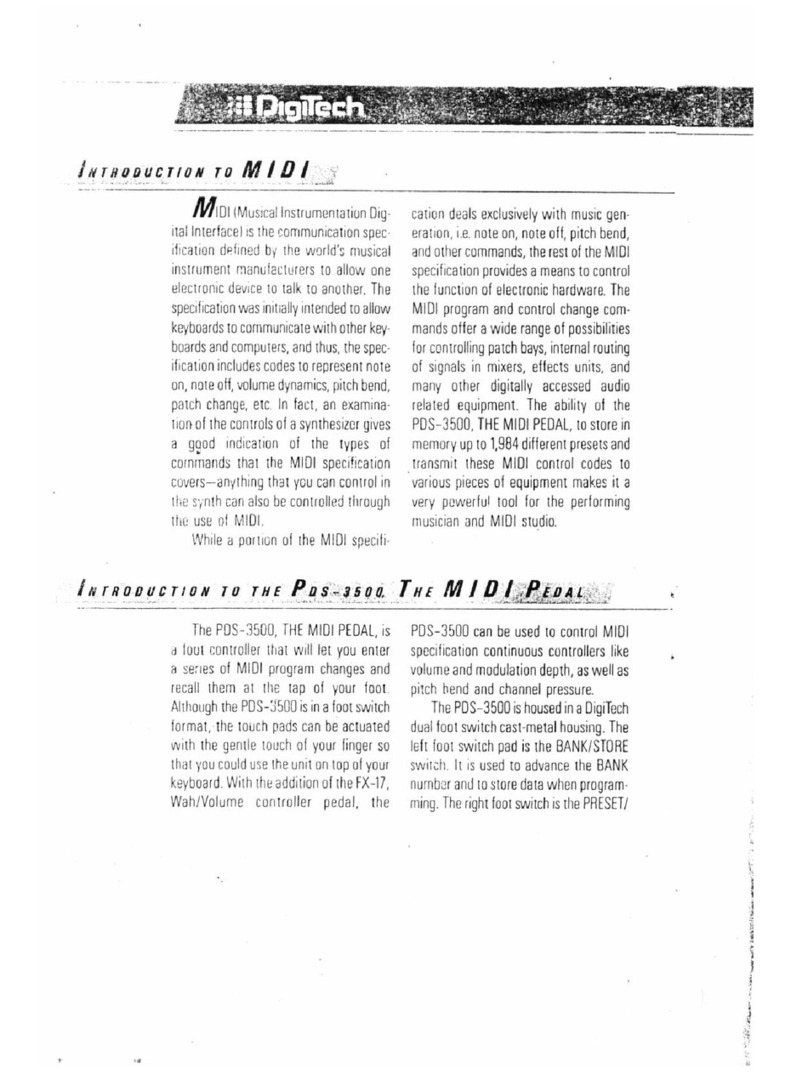 digi-tech PDS3500 manual