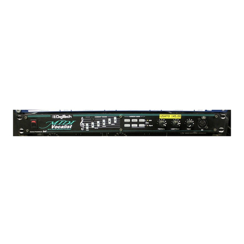 digi-tech MIDIVOCALIST User manual