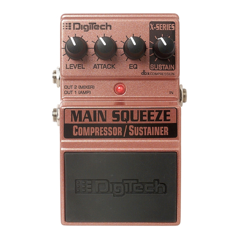 digi-tech MAIN SQUEEZE User manual digi-tech MAIN SQUEEZE User manual