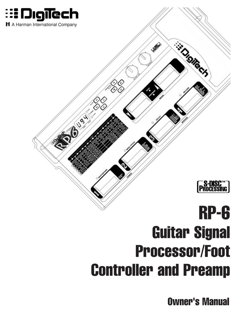 digi-tech RP6 User manual digi-tech RP6 User manual