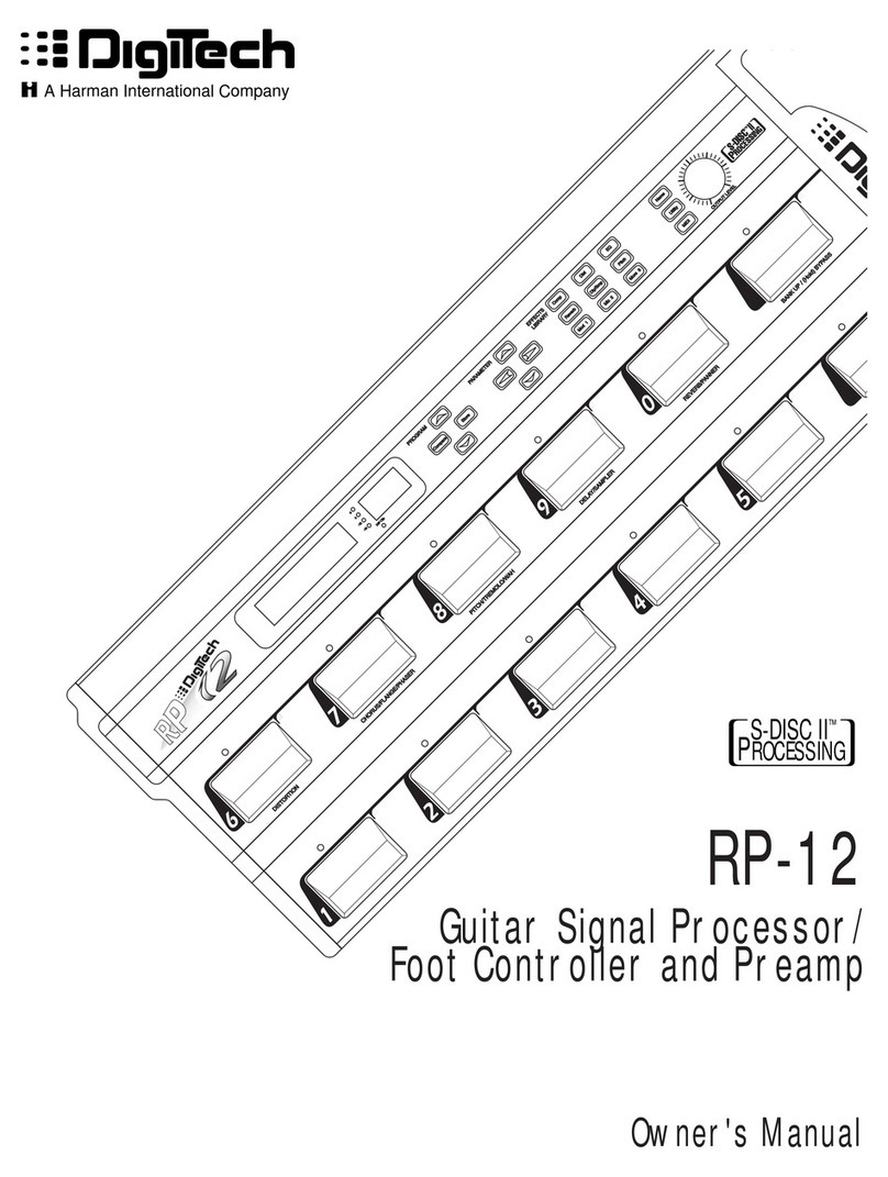 digi-tech RP12 User manual