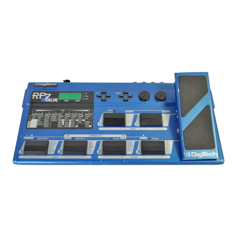 digi-tech RP-7 VALVE User manual