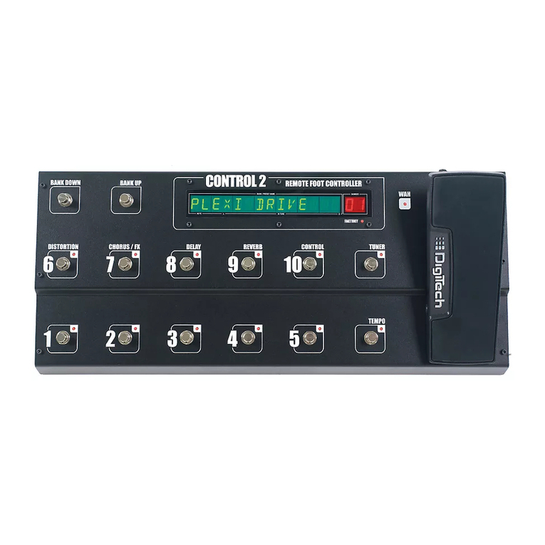 digi-tech JAMMAN - MANUAL 2 owner's manual