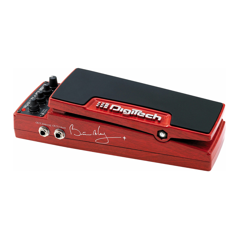 digi-tech BRIAN MAY RED SPECIAL PEDAL User manual digi-tech BRIAN MAY RED SPECIAL PEDAL User manual