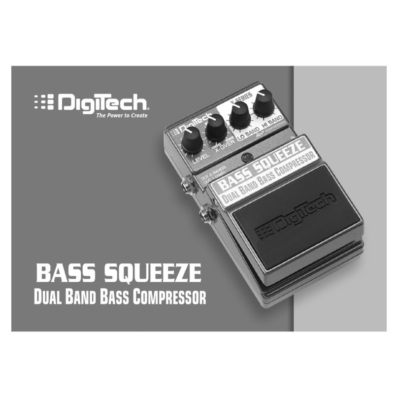digi-tech BASSS QUEEZE User manual