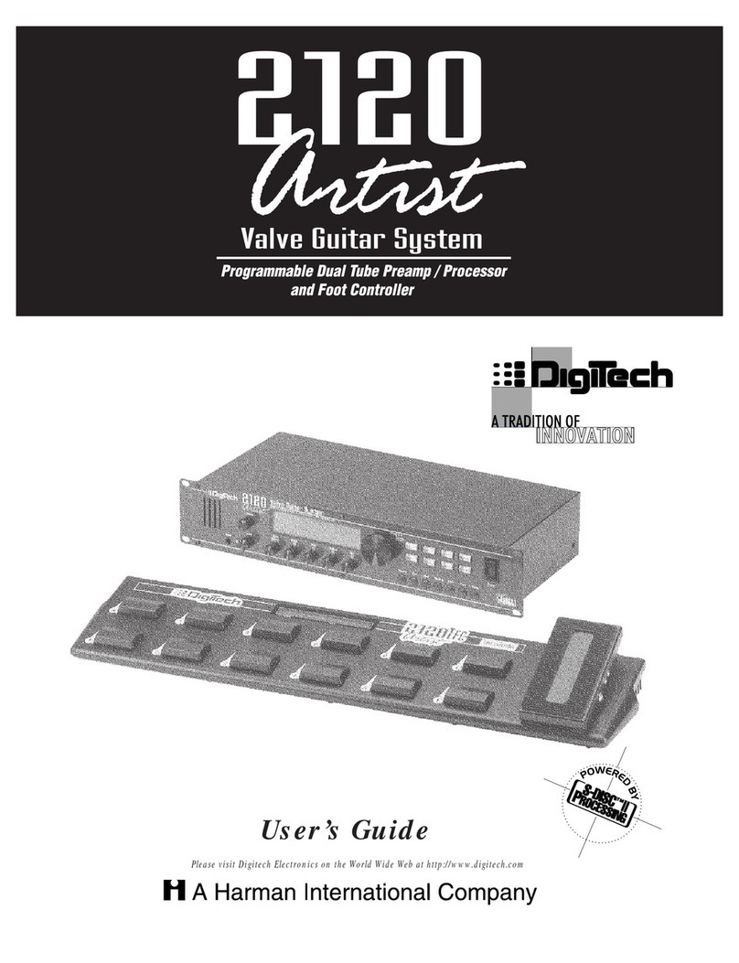 digi-tech Artist 2120 user guide