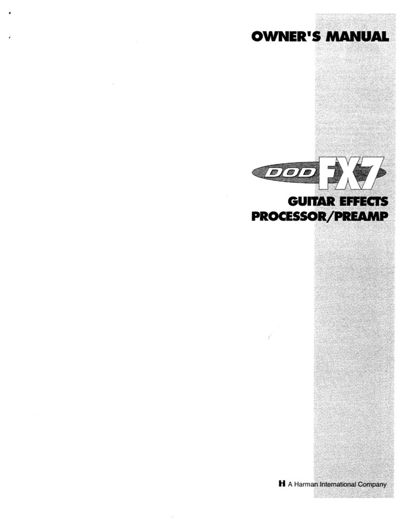 digi-tech FX7 User manual