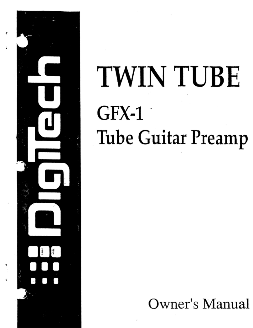 digi-tech GFX-1 owner's manual