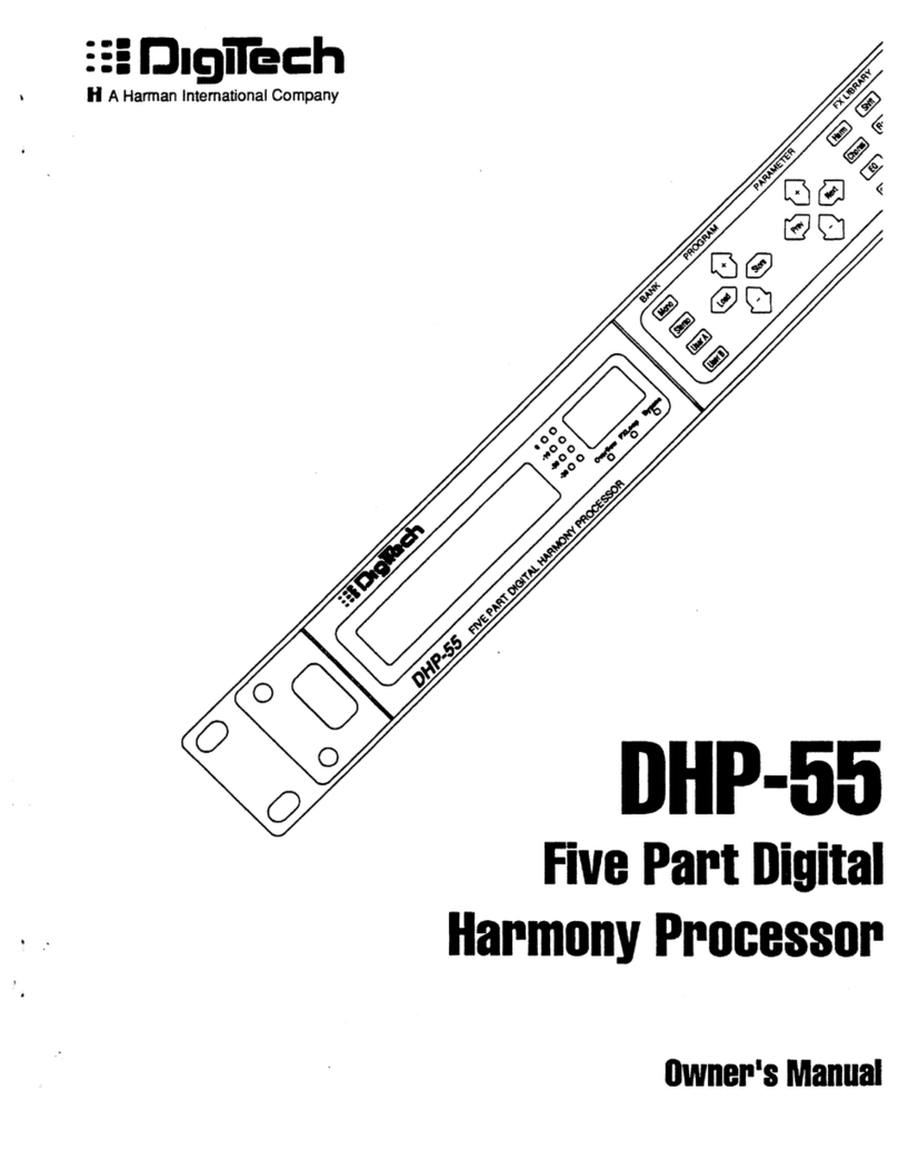digi-tech DHP-55 owner's manual
