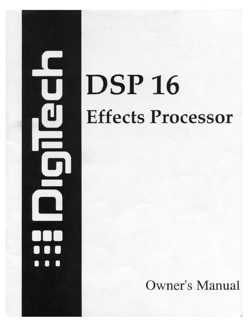 digi-tech DSP 16 User manual