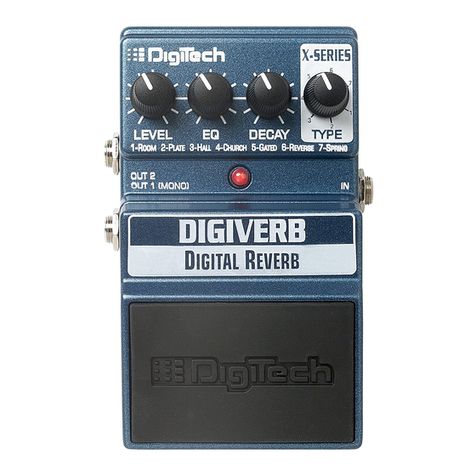 digi-tech DIGIVERB User manual