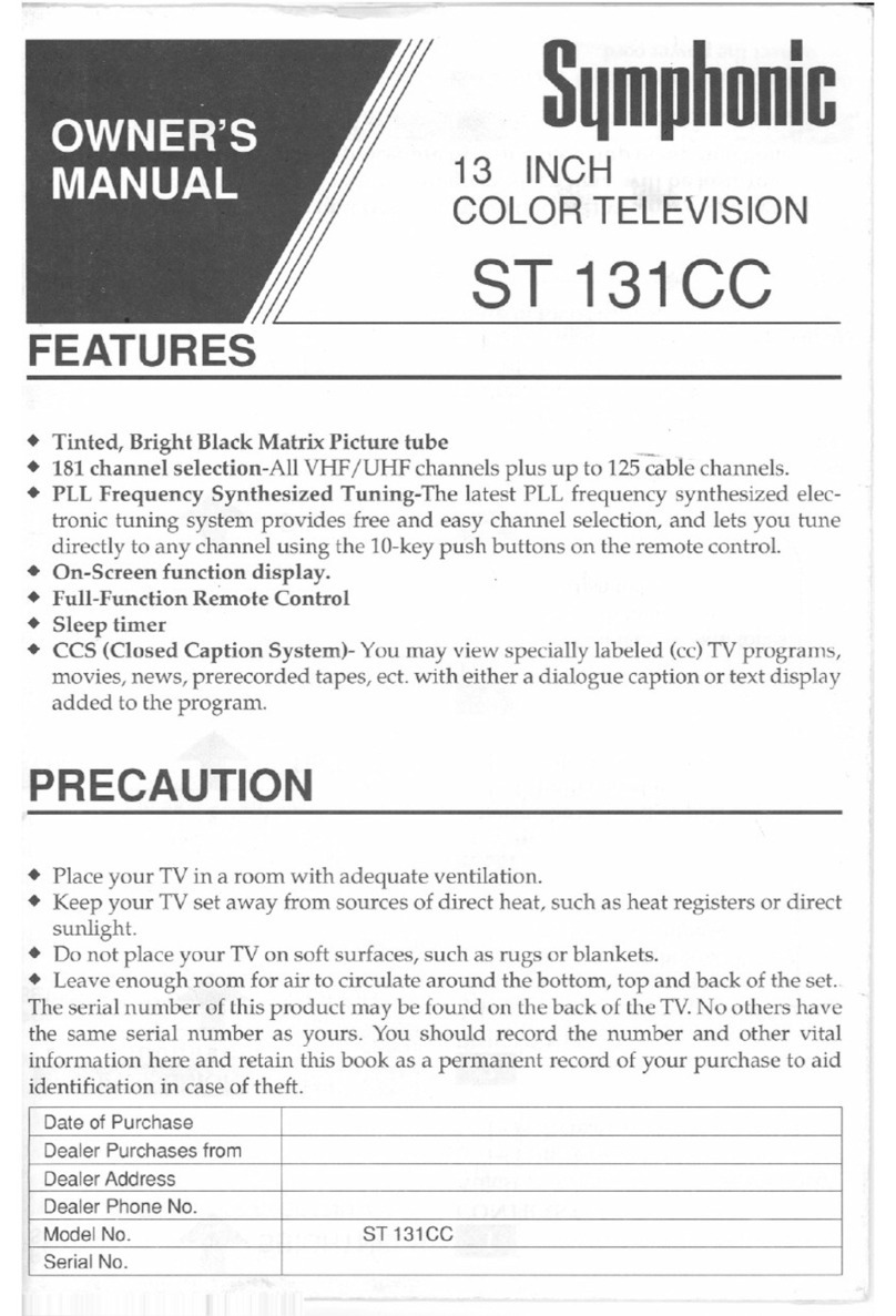 Symphonic ST191CC User manual Symphonic ST191CC User manual