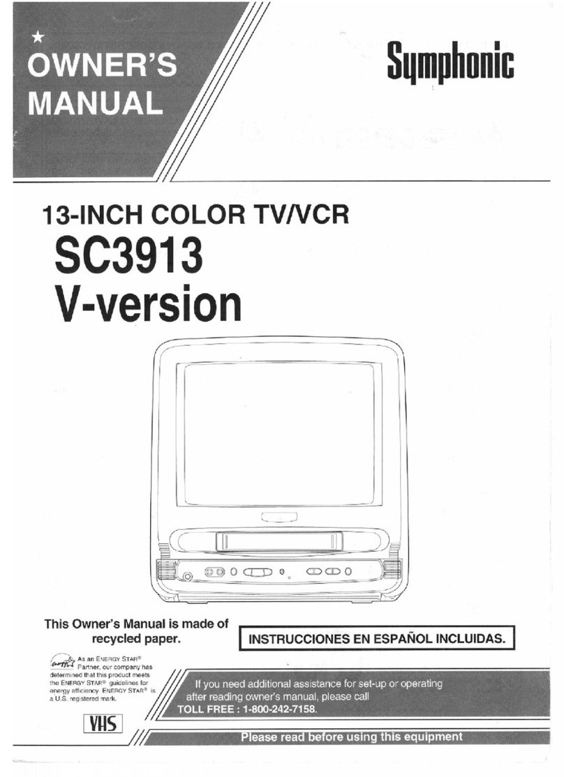 Symphonic SC3913V User manual