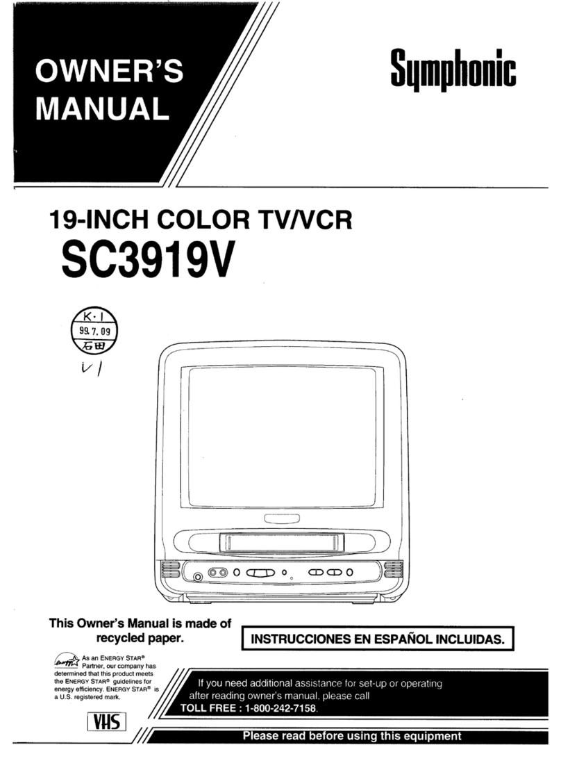 Symphonic SC3919V User manual Symphonic SC3919V User manual
