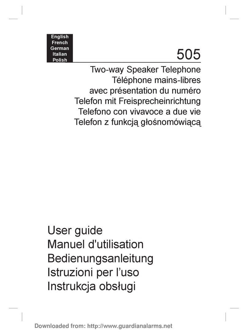 AUDIOLINE 505 User manual AUDIOLINE 505 User manual