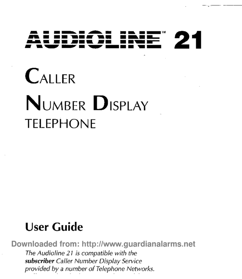 AUDIOLINE 21 user guide