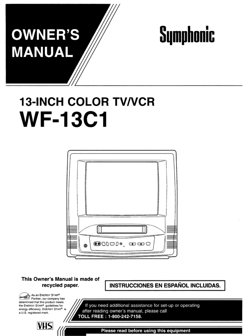 Symphonic WF13C1 owner's manual