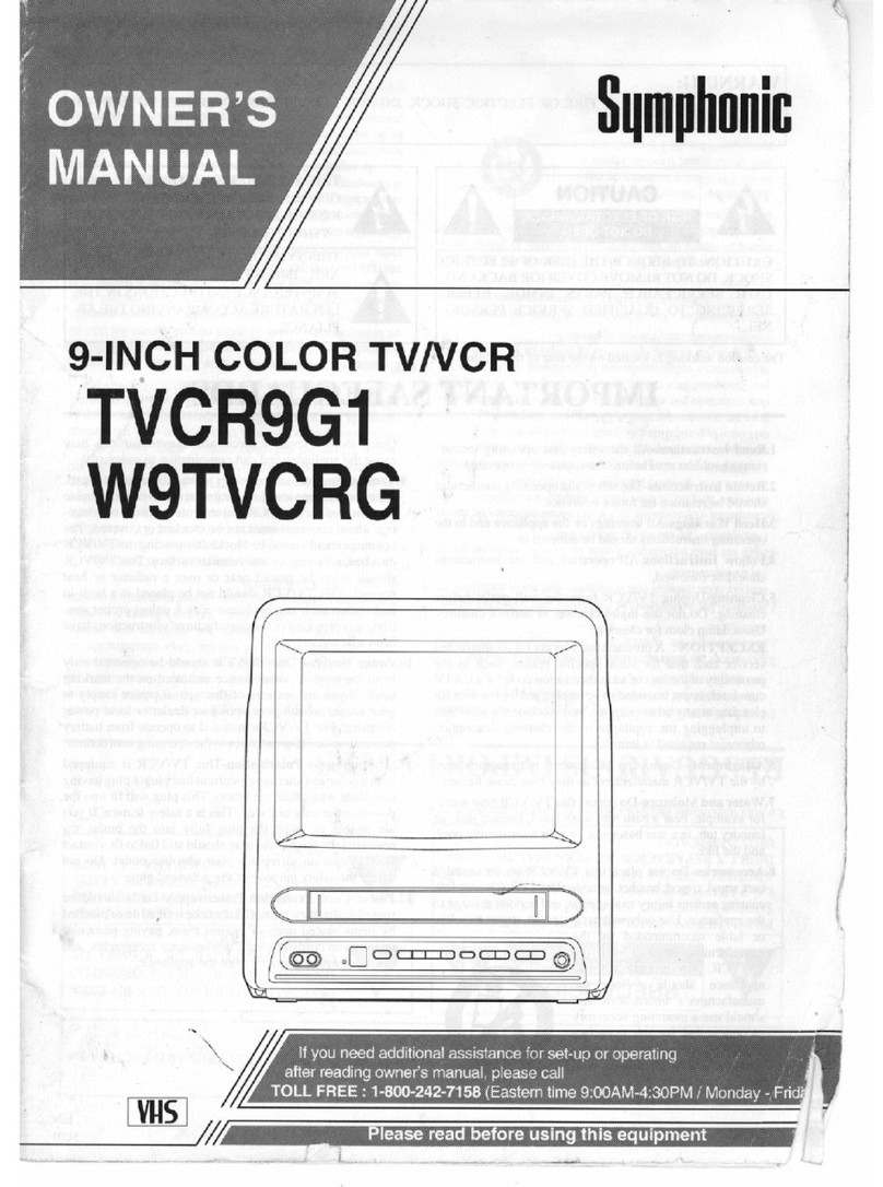Symphonic TVCR9G1 User manual
