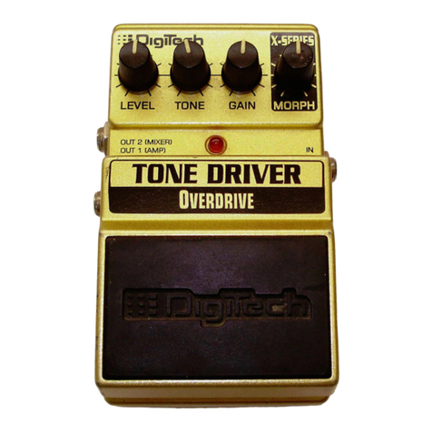digi-tech TONE DRIVER User manual digi-tech TONE DRIVER User manual
