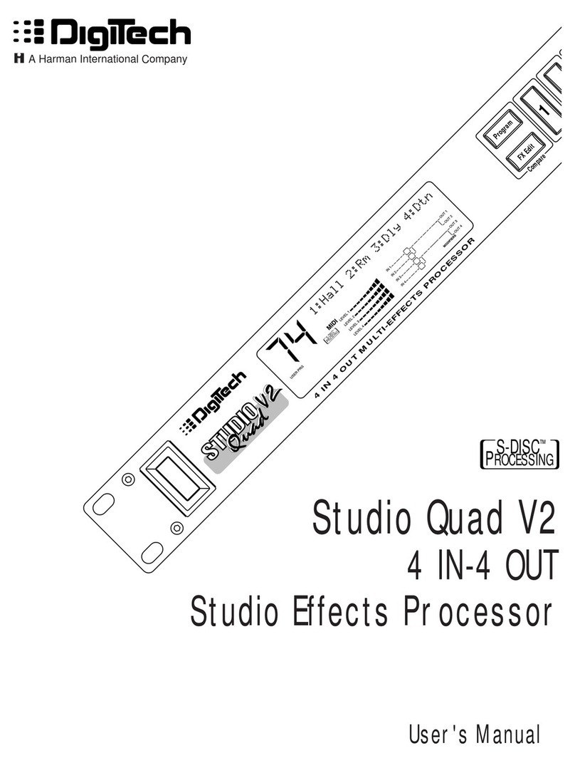 digi-tech STUDIO QUAD V2 user manual