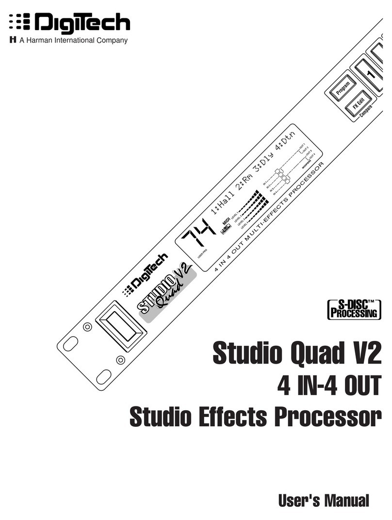 digi-tech STUDIO QUAD2 User manual