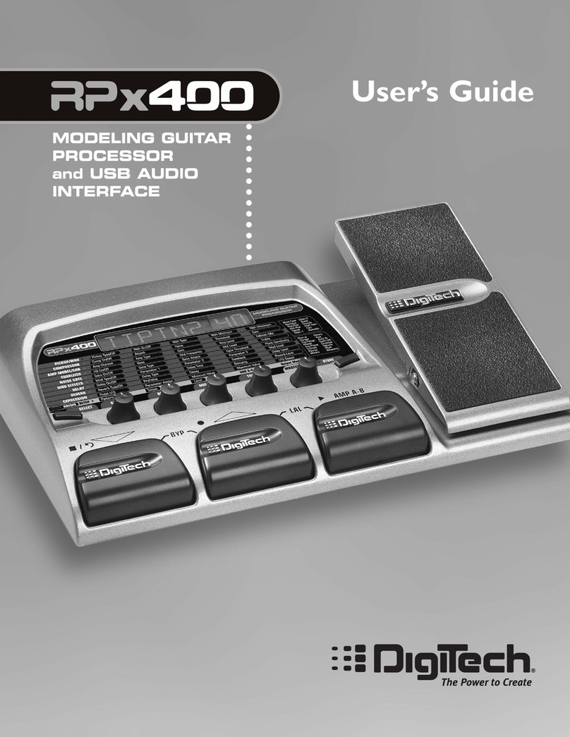 digi-tech RPX400 User manual digi-tech RPX400 User manual