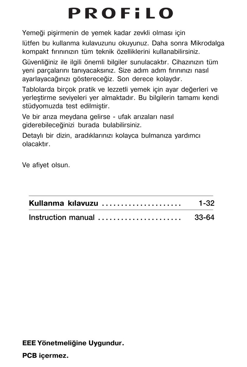 PROFILO MD1050 instruction manual