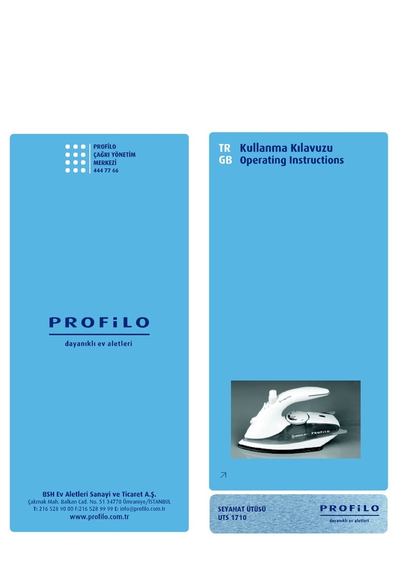 PROFILO UTS1710 operating instructions