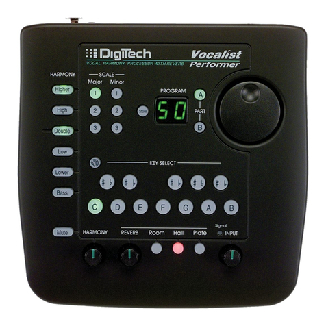 digi-tech VOCALISTPERF User manual