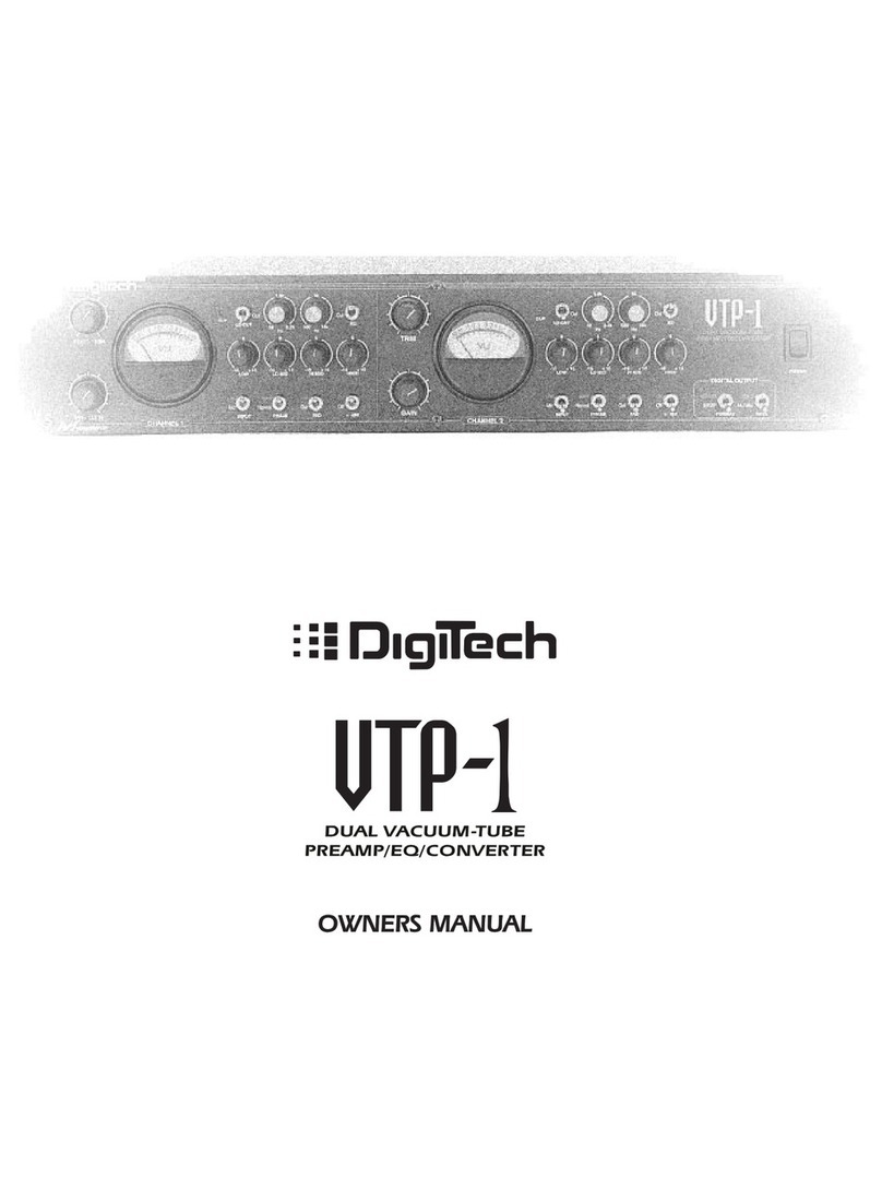 digi-tech VTP1 owner's manual