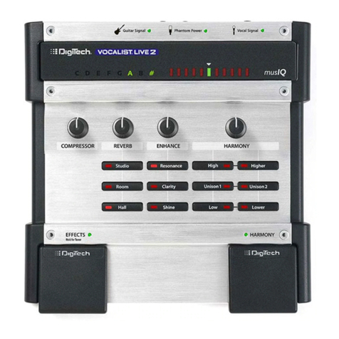 digi-tech VOCALIST LIVE 2 User manual