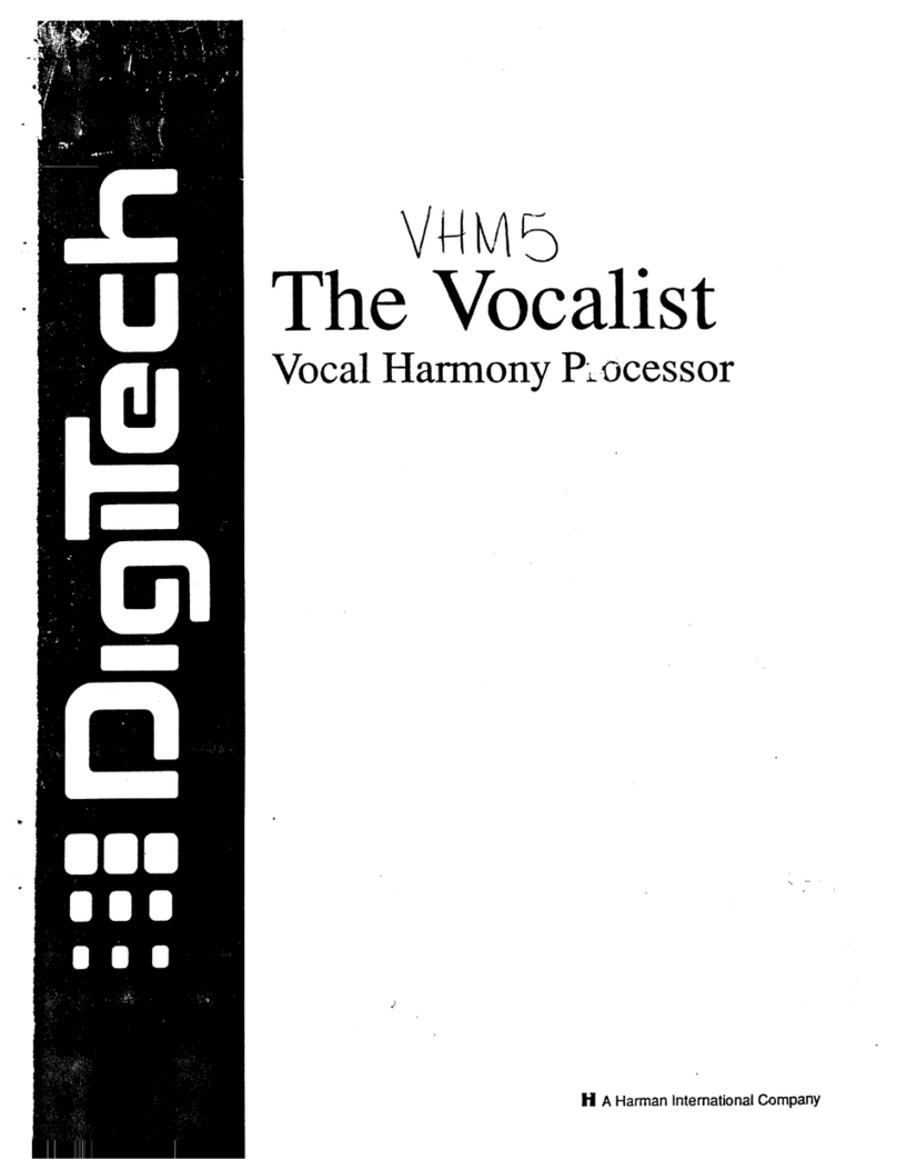 digi-tech VHM5 manual
