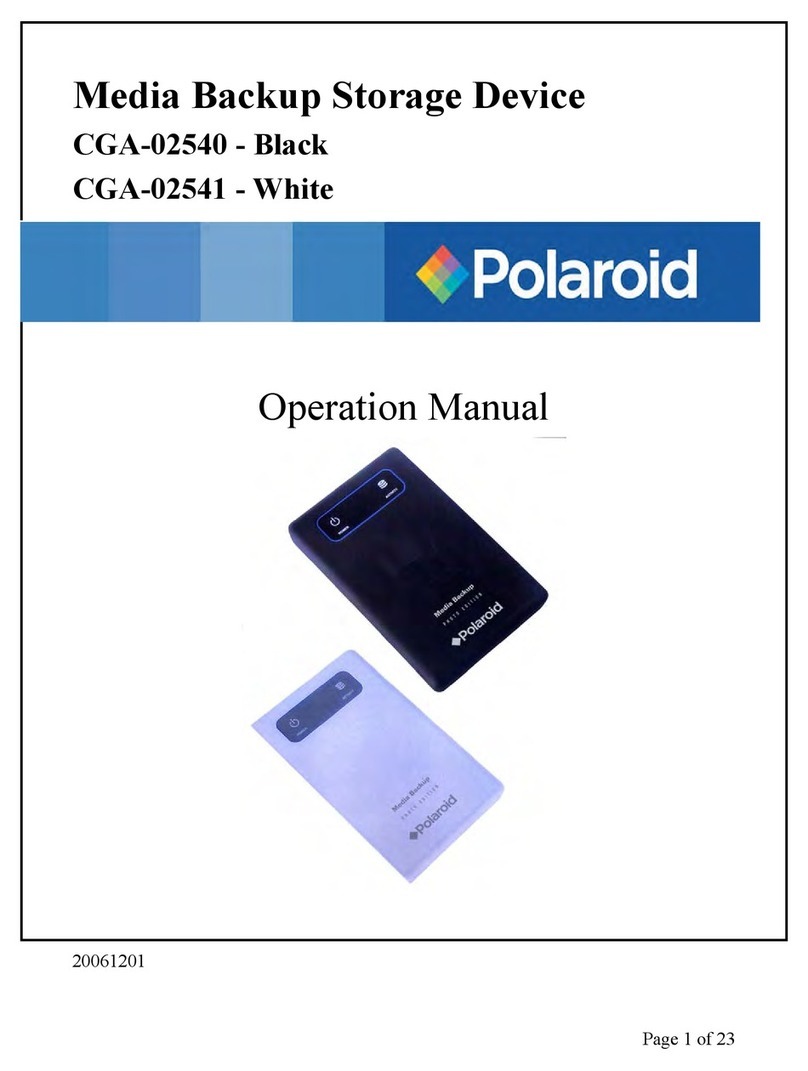 Polaroid CGA-02540 Operation manual