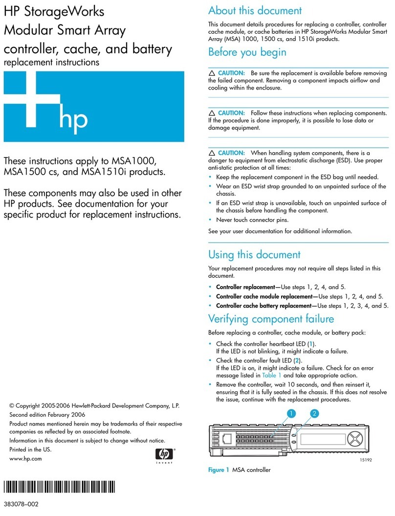 HP 201723-B21 - HP StorageWorks Modular SAN Array 1000 Hard... Guide