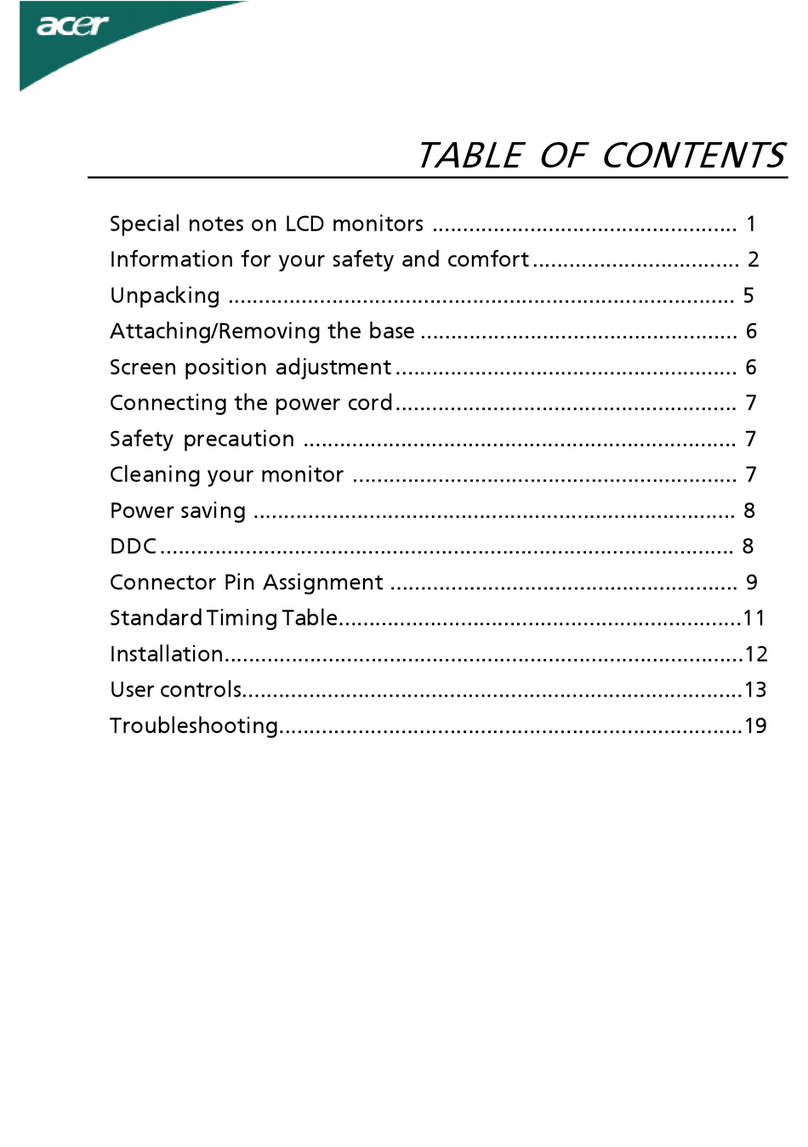 Acer G235HL User manual