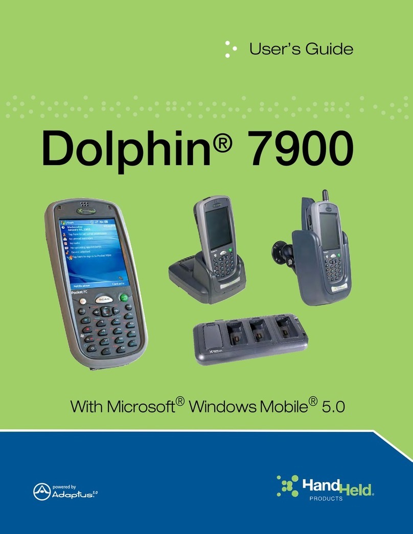 Honeywell 7900L0P-422C20E - Hand Held Products Dolphin... user guide