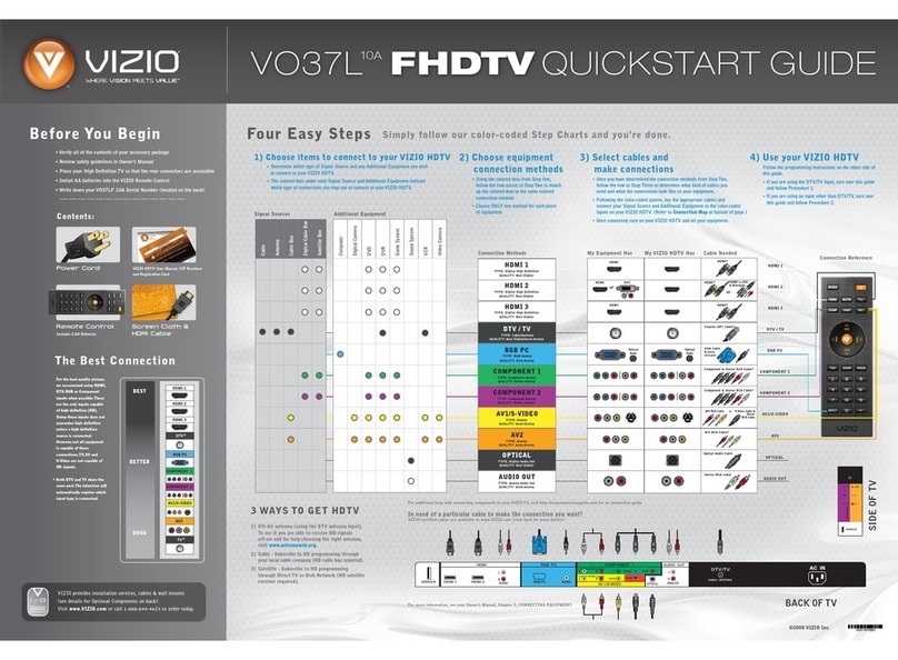Vizio VO37L User manual