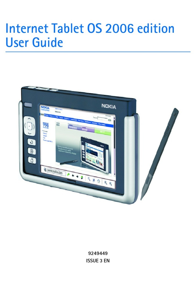 Nokia 770 - 770 Internet Tablet User manual Nokia 770 - 770 Internet Tablet User manual
