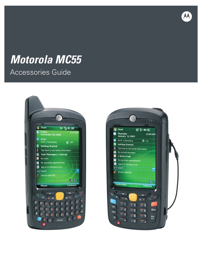 Motorola MC55 - Enterprise Digital Assistant User manual Motorola MC55 - Enterprise Digital Assistant User manual