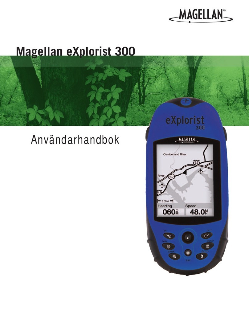 Magellan Magellan eXplorist 300 Användarhandbok