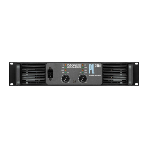 Crest Audio PL7001 User manual
