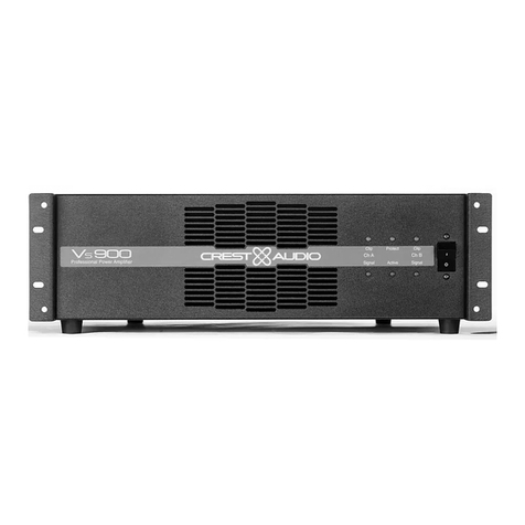 Crest Audio VS SERIES -  2 Instruction Manual