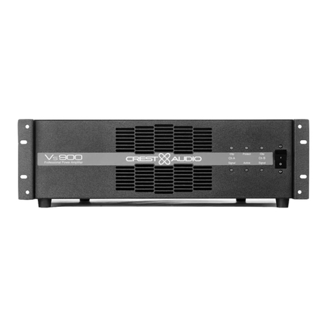 Crest Audio V SERIES User manual