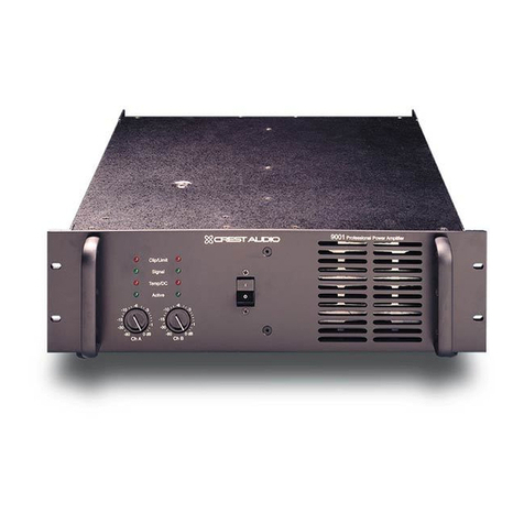 Crest Audio PRO SERIES 9001 User manual