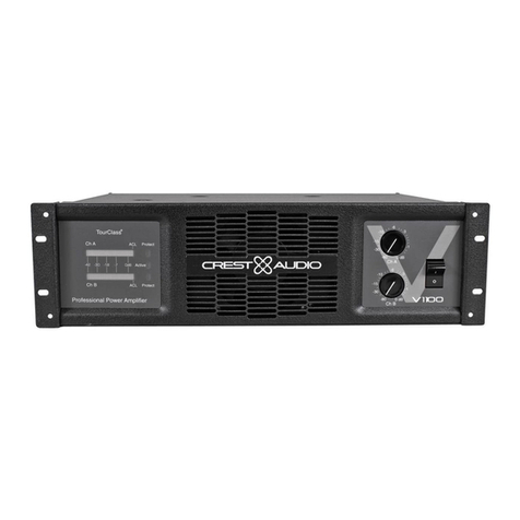 Crest Audio V1100 User manual