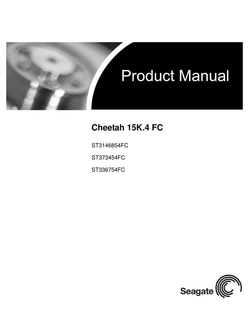 Seagate 15K.4 - Cheetah - Hard Drive product manual