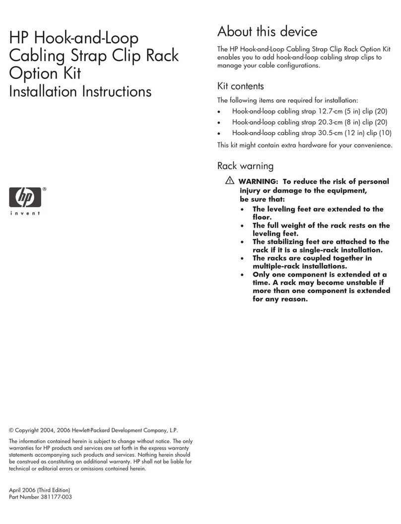 HP 245161-B22 - 10642 42U Rack Shock Pallet User manual