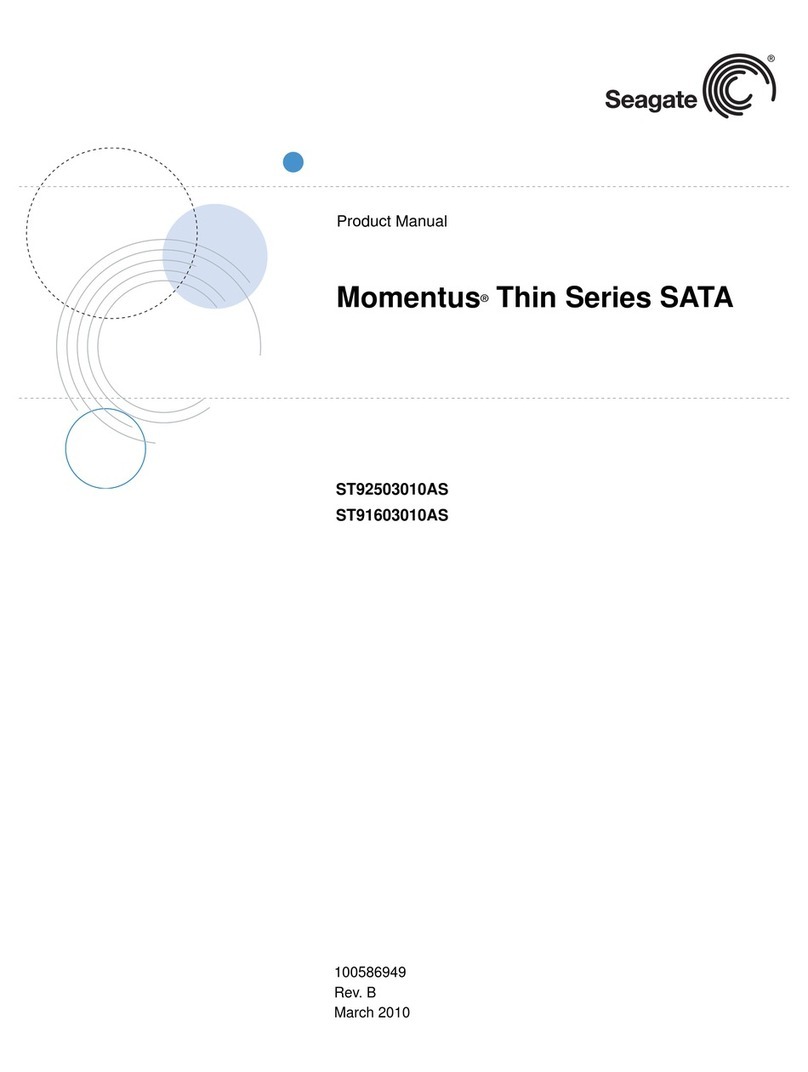 Seagate Momentus ST250LT003 - 9YG14C User manual